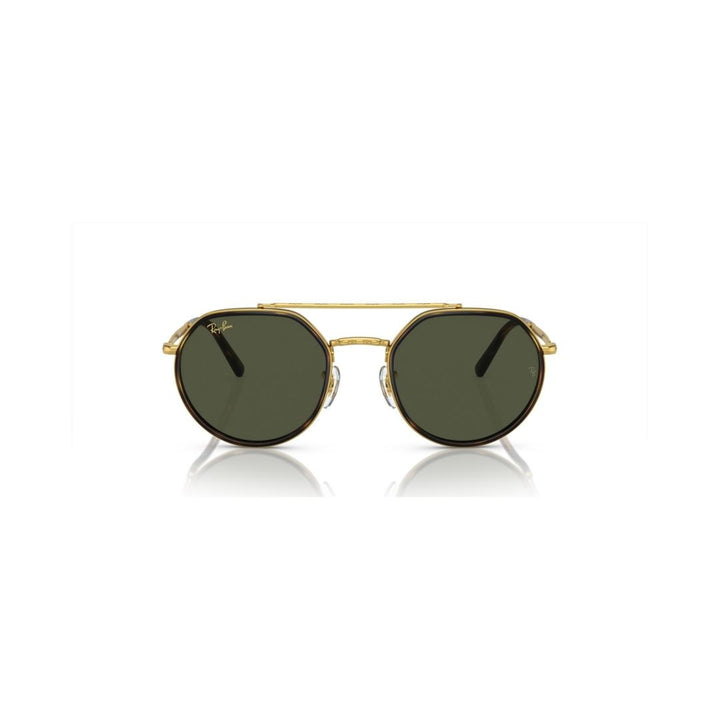 Ray-Ban 3765 Sunglasses 919631 - Gold - Green Unisex Irregular