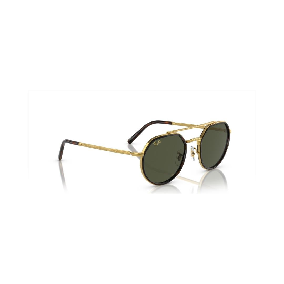 Ray-Ban 3765 Sunglasses 919631 - Gold - Green Unisex Irregular