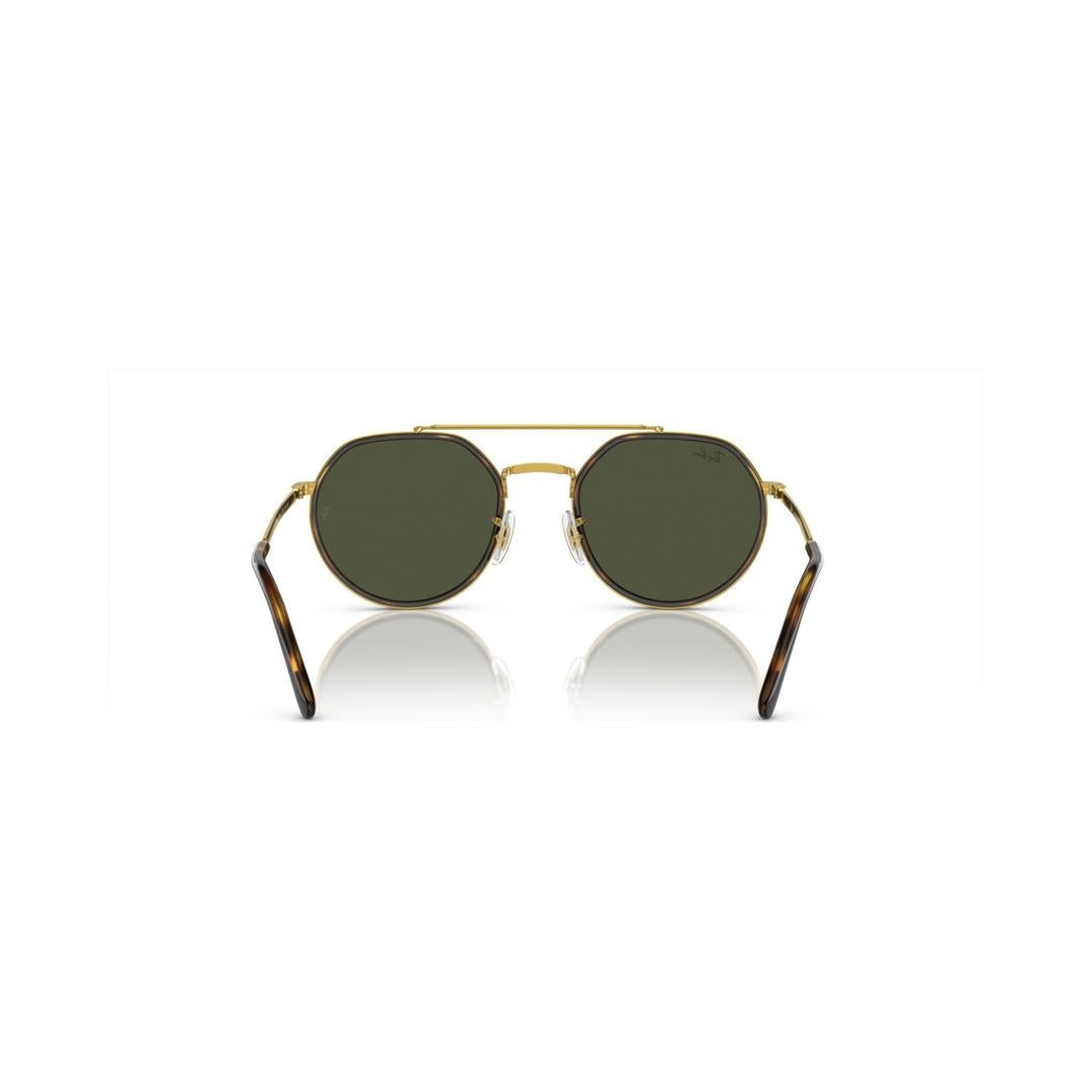 Ray-Ban 3765 Sunglasses 919631 - Gold - Green Unisex Irregular