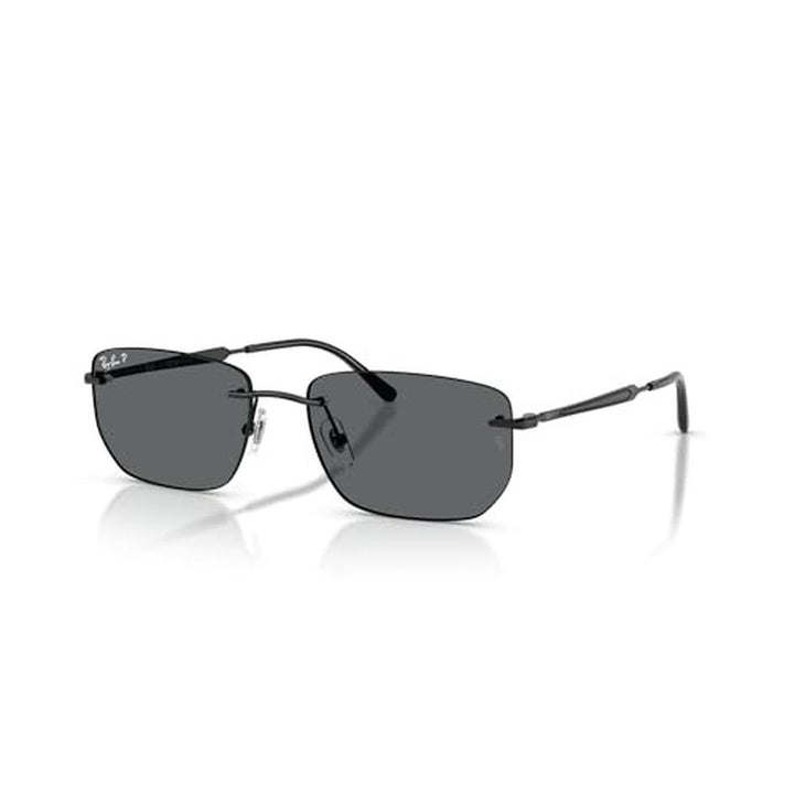 Ray-Ban 3768 Sunglasses 002/81 - Black - Dark Grey Polarized Unisex Irregular