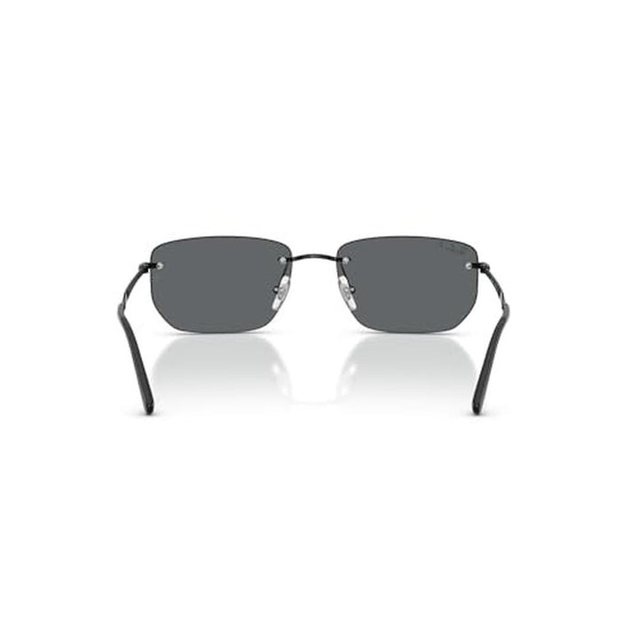 Ray-Ban 3768 Sunglasses 002/81 - Black - Dark Grey Polarized Unisex Irregular