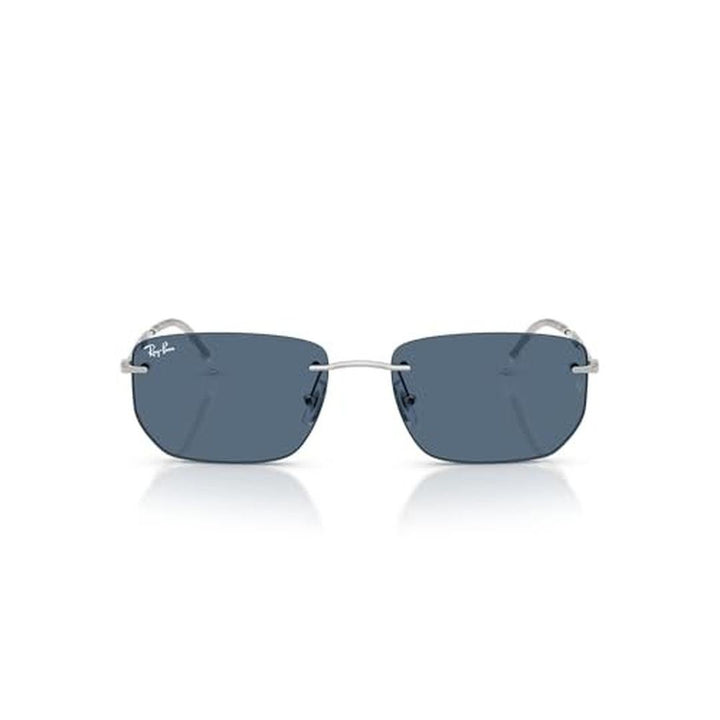 Ray-Ban 3768 Sunglasses 003/80 - Silver - Dark Blue Unisex Irregular