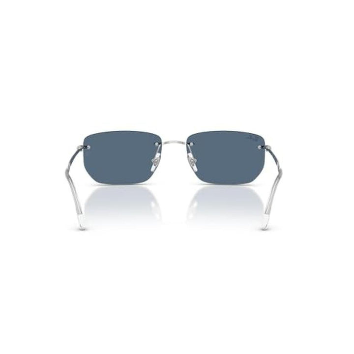 Ray-Ban 3768 Sunglasses 003/80 - Silver - Dark Blue Unisex Irregular