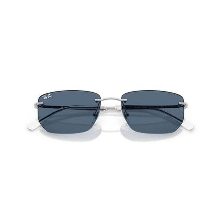 Ray-Ban 3768 Sunglasses 003/80 - Silver - Dark Blue Unisex Irregular