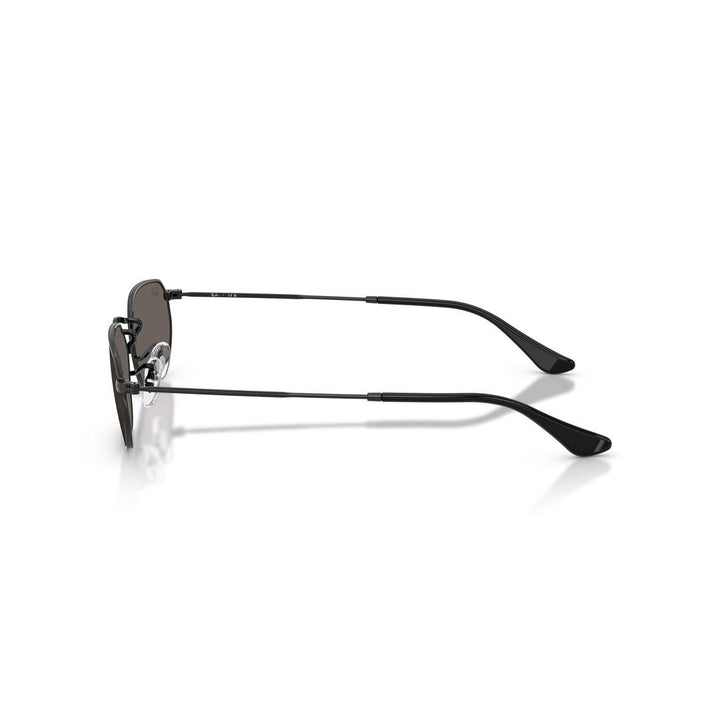 Ray-Ban للجنسين RB3947 002/B1 نظارة شمسية معدنية سوداء رمادية هندسية عادية