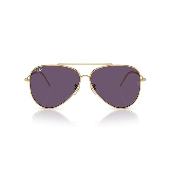 Ray-Ban Aviator Reverse R0101S Sunglasses 001/1A - Gold - Violet Unisex Pilot