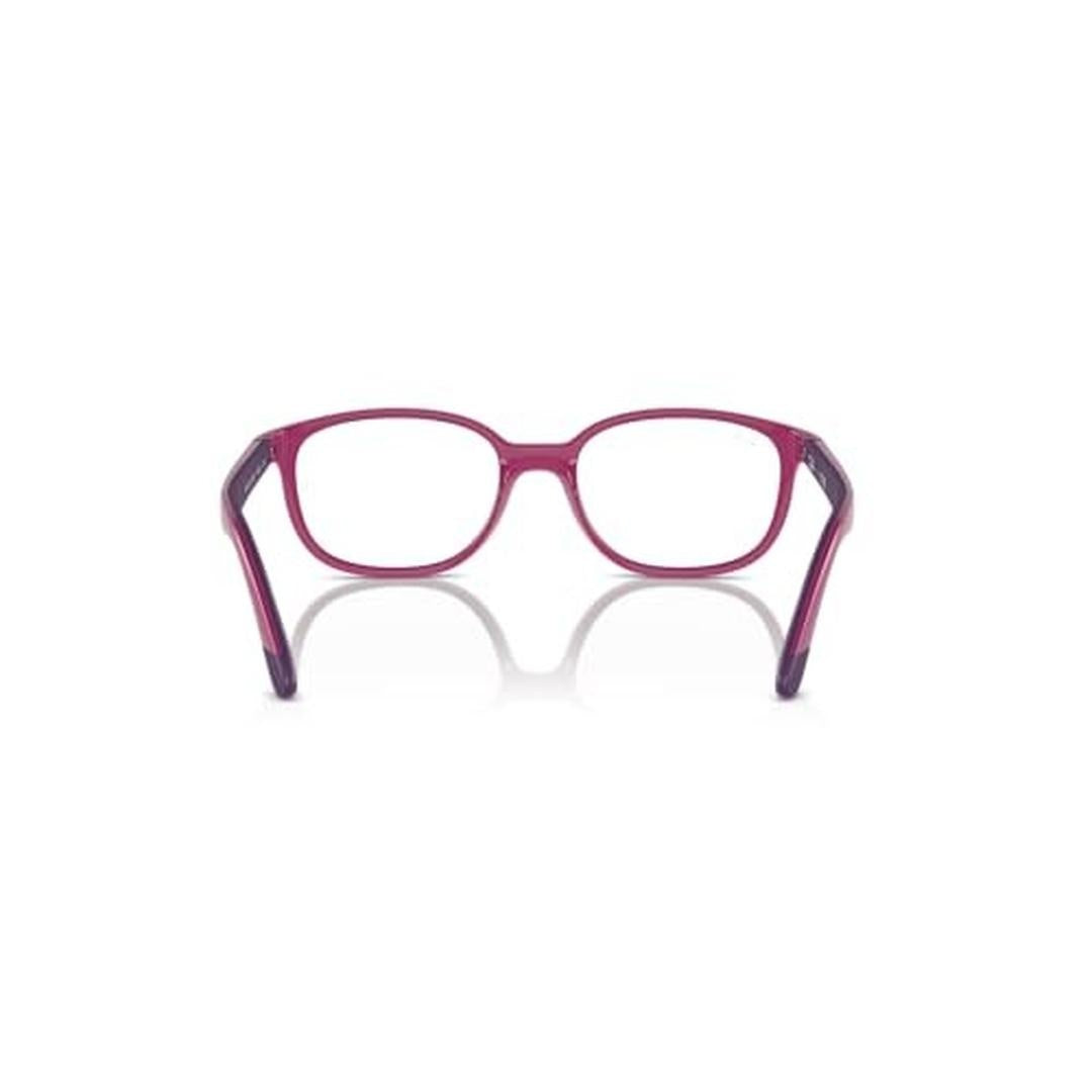 Ray-Ban Junior RY1632 Round Prescription Eyewear Frames, Fuchsia on Rubber Violet/Demo Lens, 48 Mm