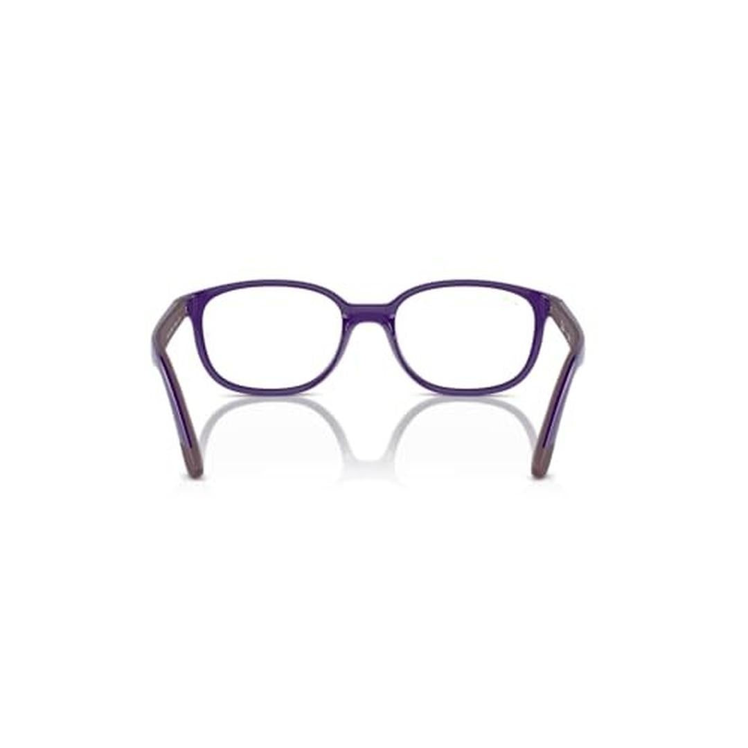 Ray-Ban Junior RY1632 Round Prescription Eyewear Frames, Violet on Rubber Bordeaux/Demo Lens, 48 Mm
