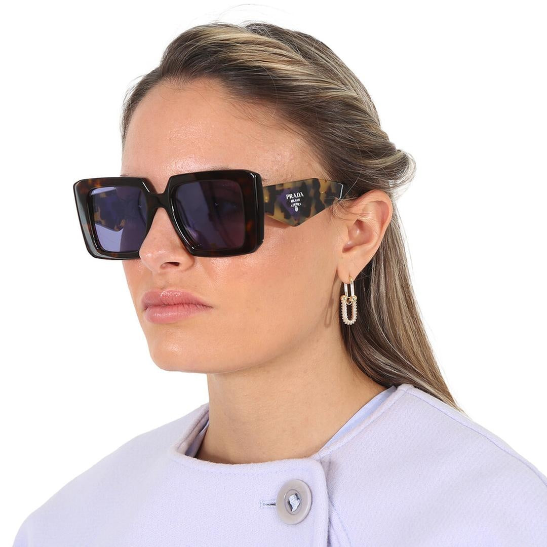 Prada PR 23YS 2AU05Q, نظارة شمسية مربعة، نسائية