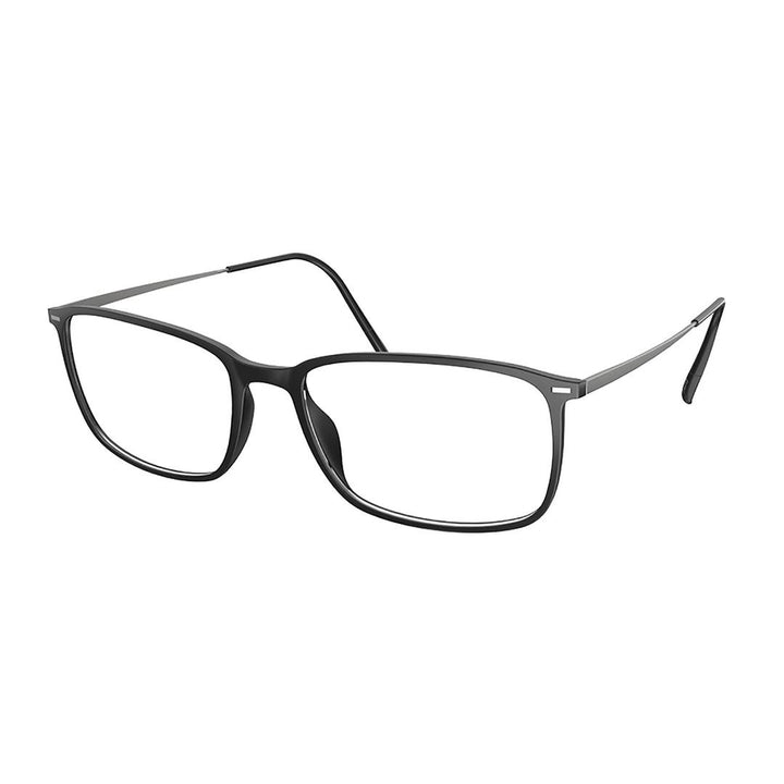 Silhouette Illusion Lite 2930 9010 Men's Glasses Black Size 54 - Free Lenses - HSA/FSA Insurance - Blue Light Block Available