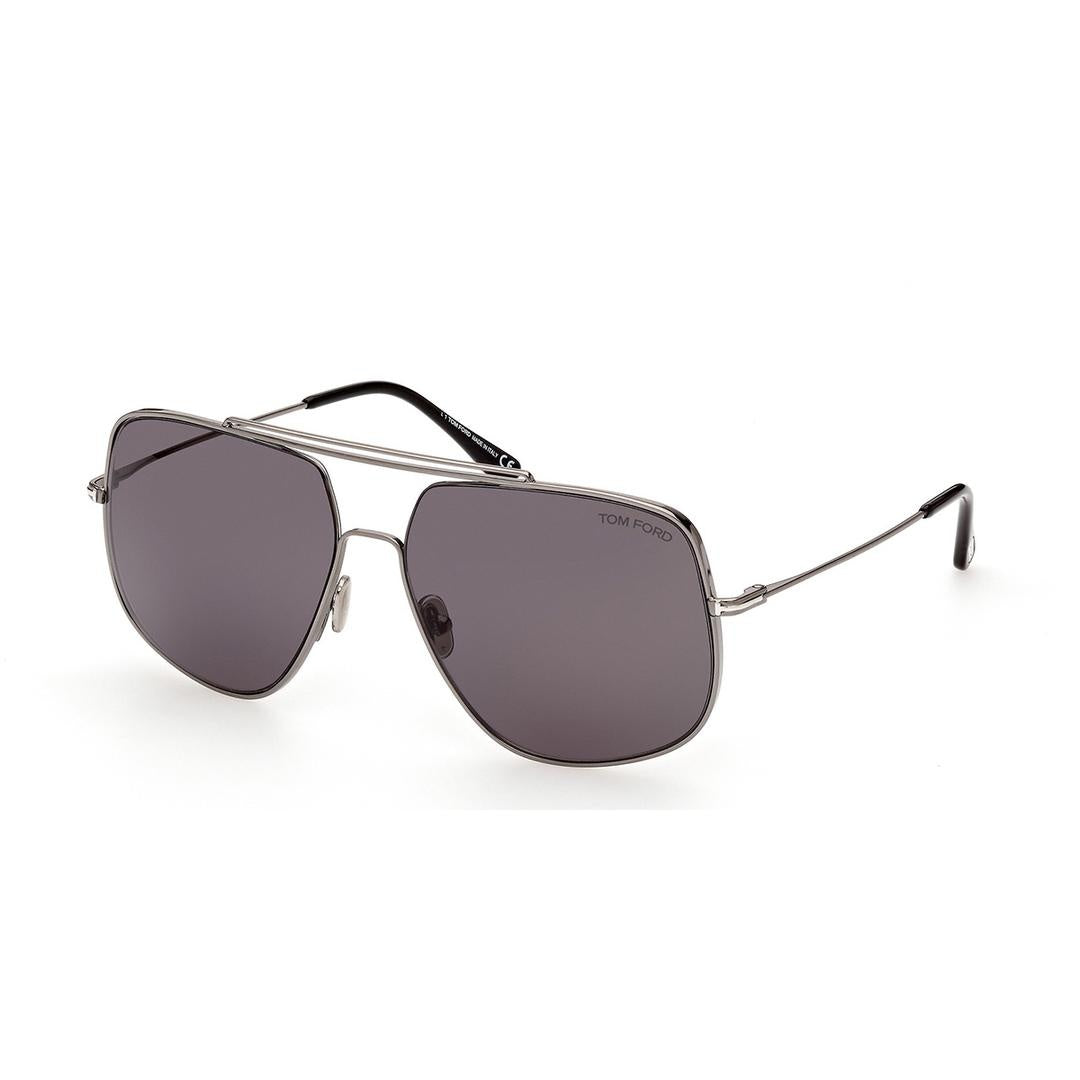 Tom Ford Aviator Mens Ruthenium Grey FT0927 Liam Sunglasses Metal - One Size