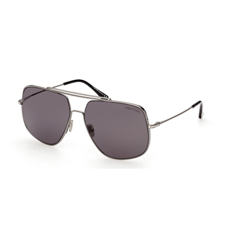Tom Ford Aviator Mens Ruthenium Grey FT0927 Liam Sunglasses Metal - One Size