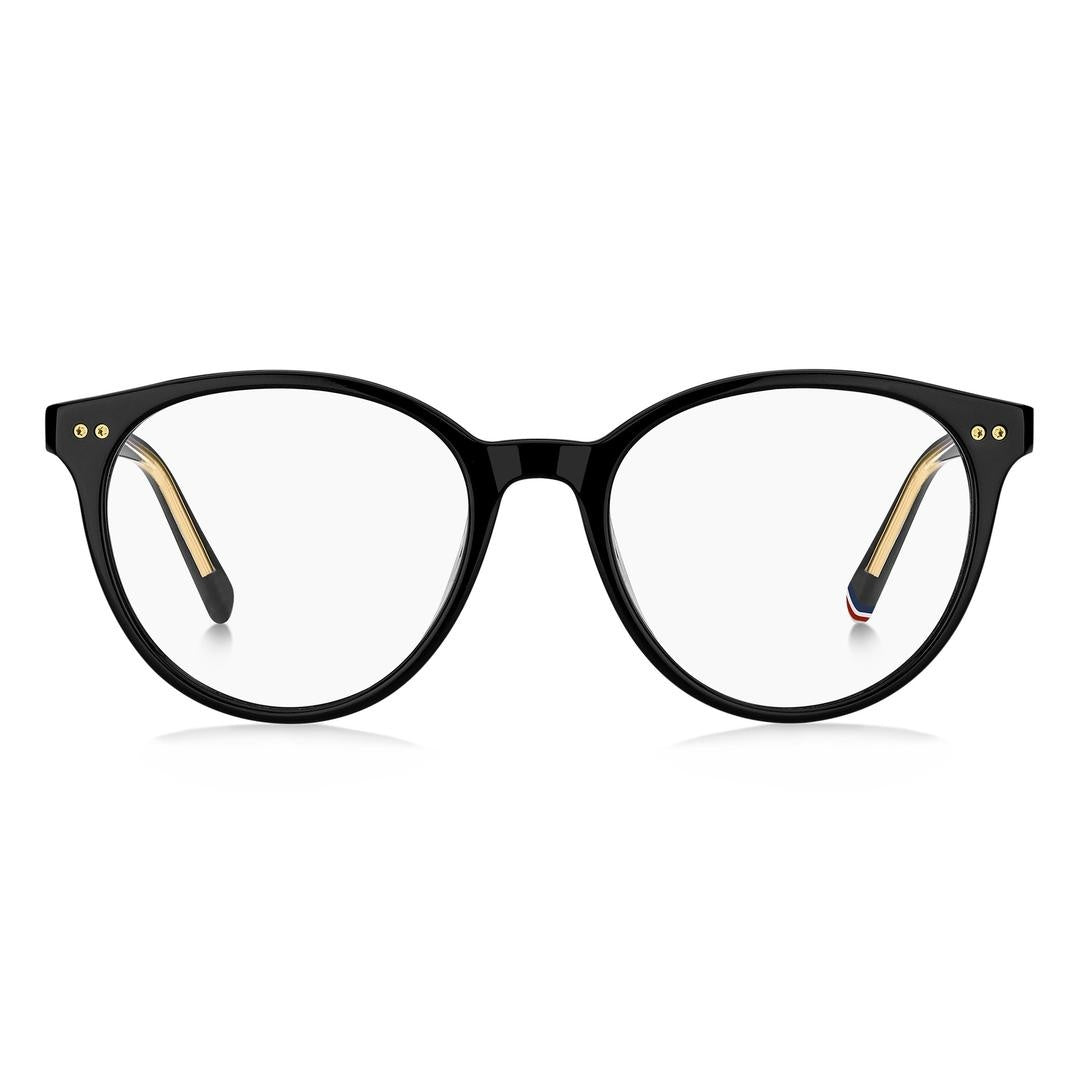 Tommy Hilfiger TH 2215 807 Women’s Glasses Black Size 52 - Free Lenses - HSA/FSA Insurance - Blue Light Block Available