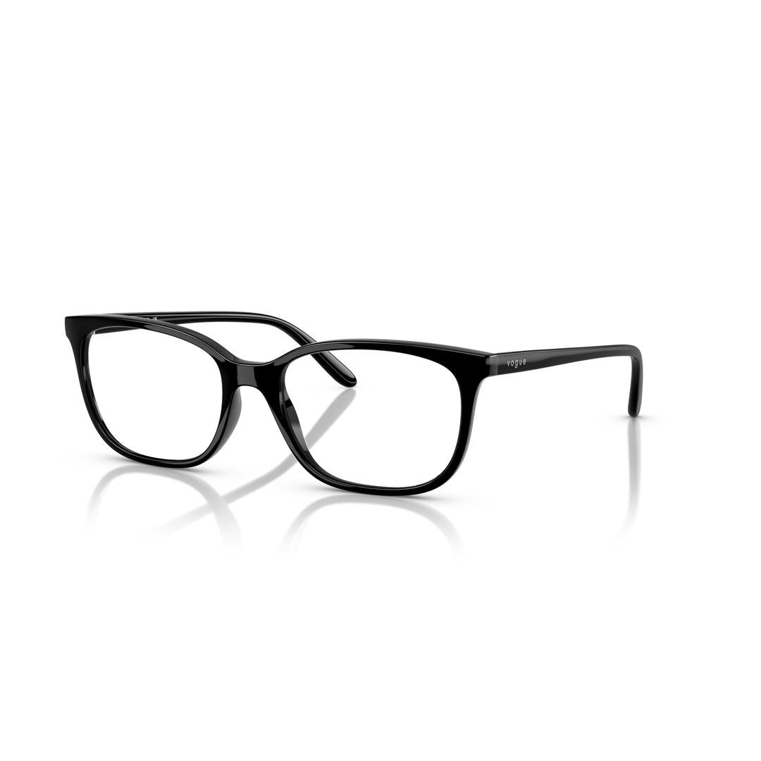 Vogue Eyewear Women's Pillow Eyeglasses, VO5621 - Black