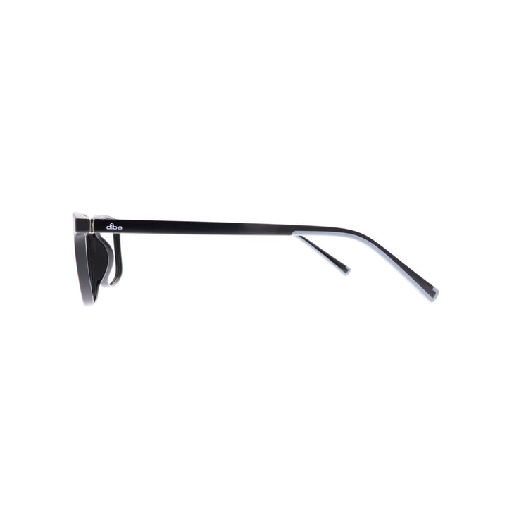 Diba DIBA8705c1 eyeglasses unisex square black unisex adult 53-16-145