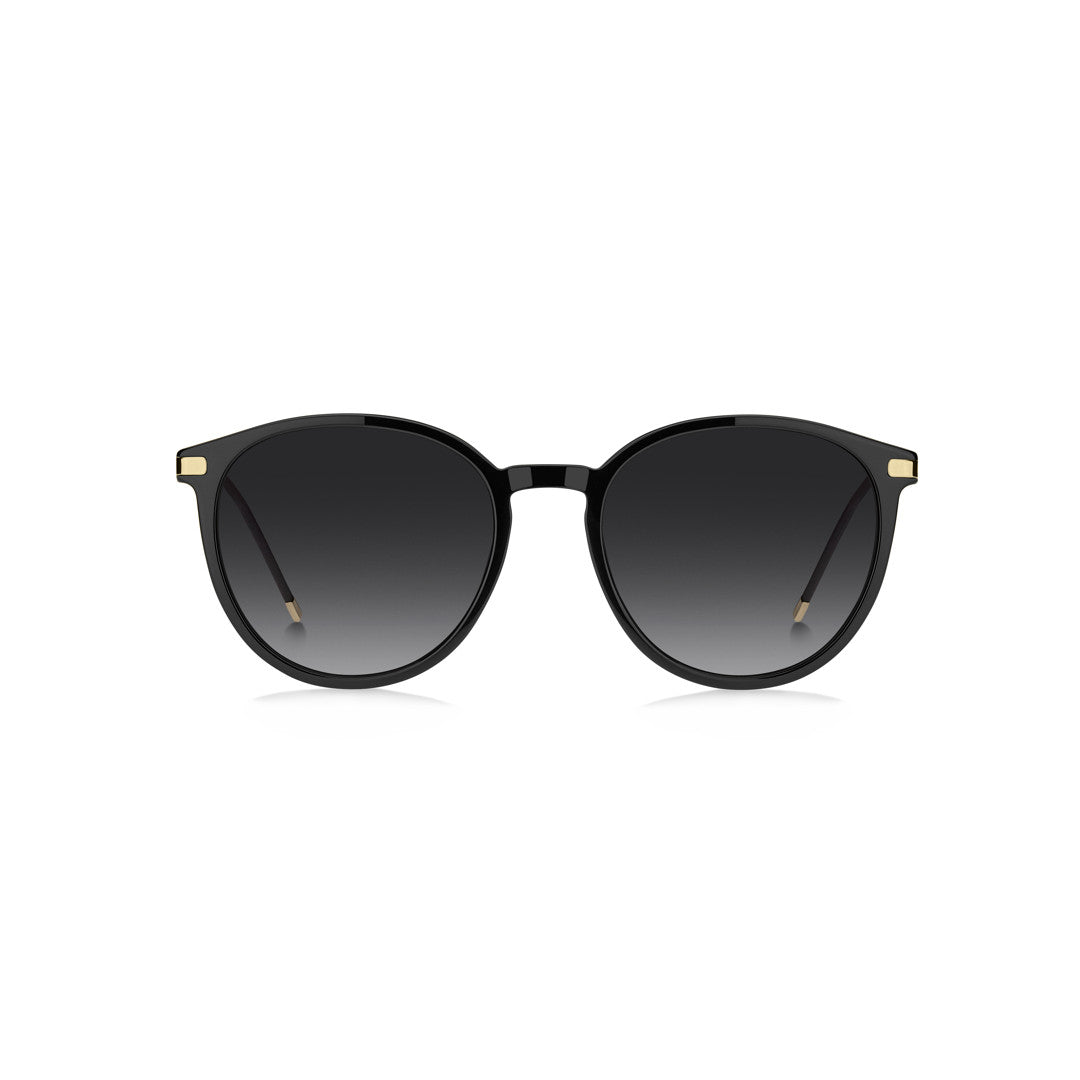 HUGO BOSS SUNGLASSES FRAMES 1948/S PANTHOS METAL BLACK CRYSTAL For WOMAN 53-19-140