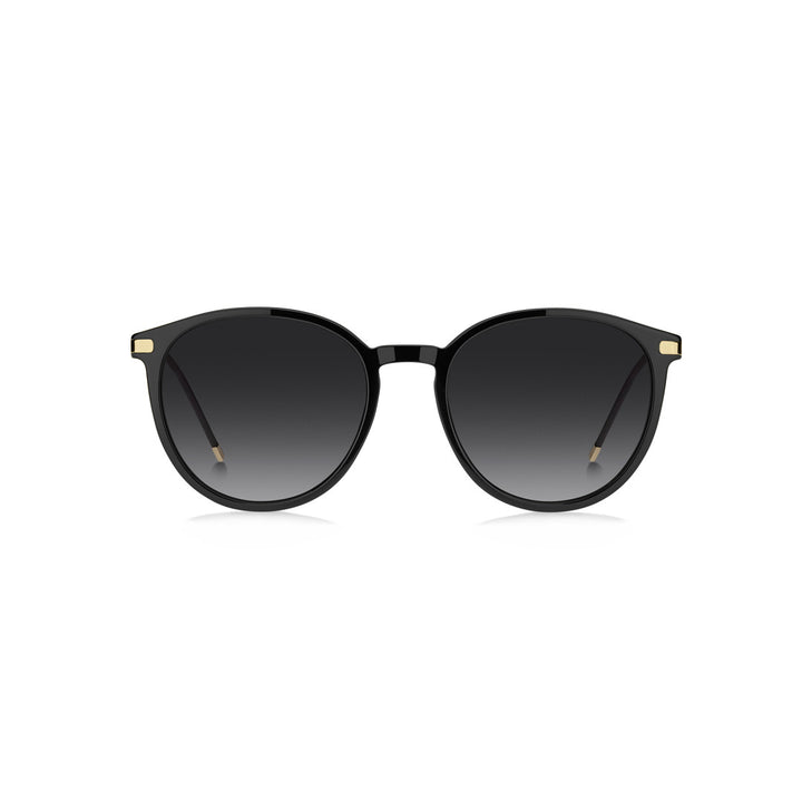 HUGO BOSS SUNGLASSES FRAMES 1948/S PANTHOS METAL BLACK CRYSTAL For WOMAN 53-19-140