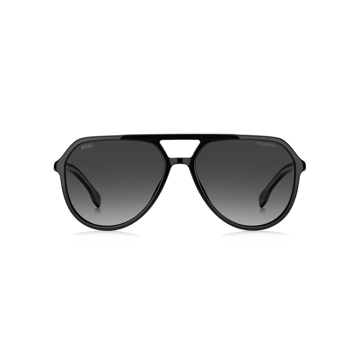 HUGO BOSS SUNGLASSES FRAMES 1831/S PILOT METAL BLACK For MAN 58-16-145