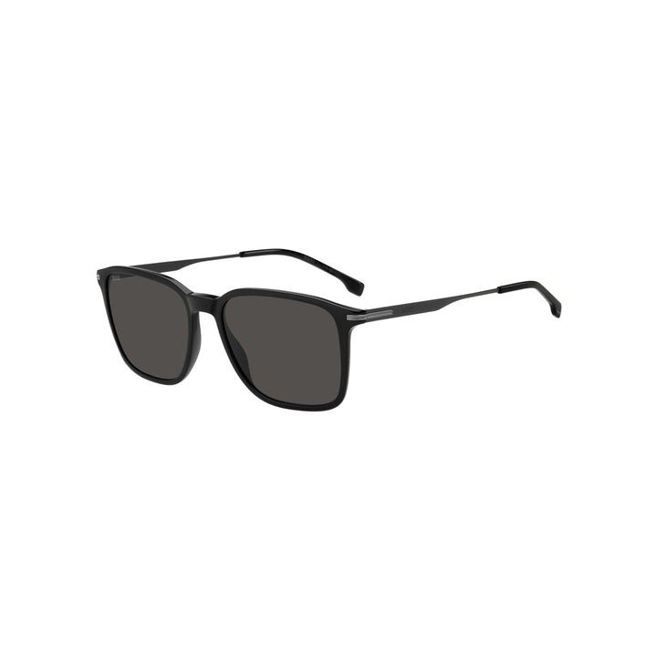 HUGO BOSS SUNGLASSES FRAMES 1886/S RECTANGULAR METAL BLACK For MAN 55-17-145