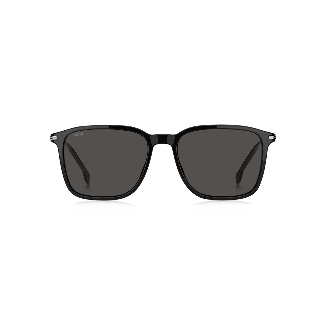 HUGO BOSS SUNGLASSES FRAMES 1886/S RECTANGULAR METAL BLACK For MAN 55-17-145