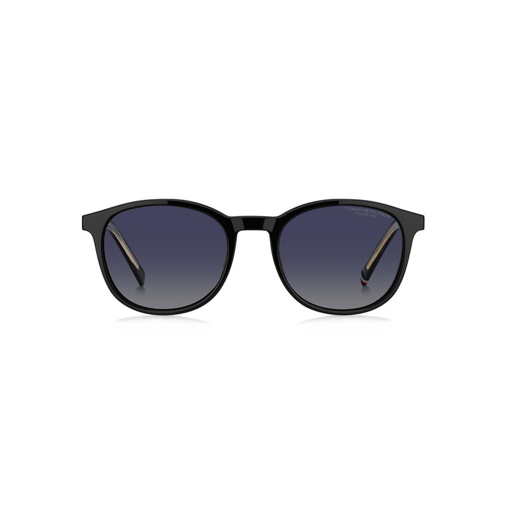 TOMMY HILFIGER CLIP-ON TH2268/C SQUARE GEOMETRICAL ECO ACETATE BLACK For MAN 51-19-150