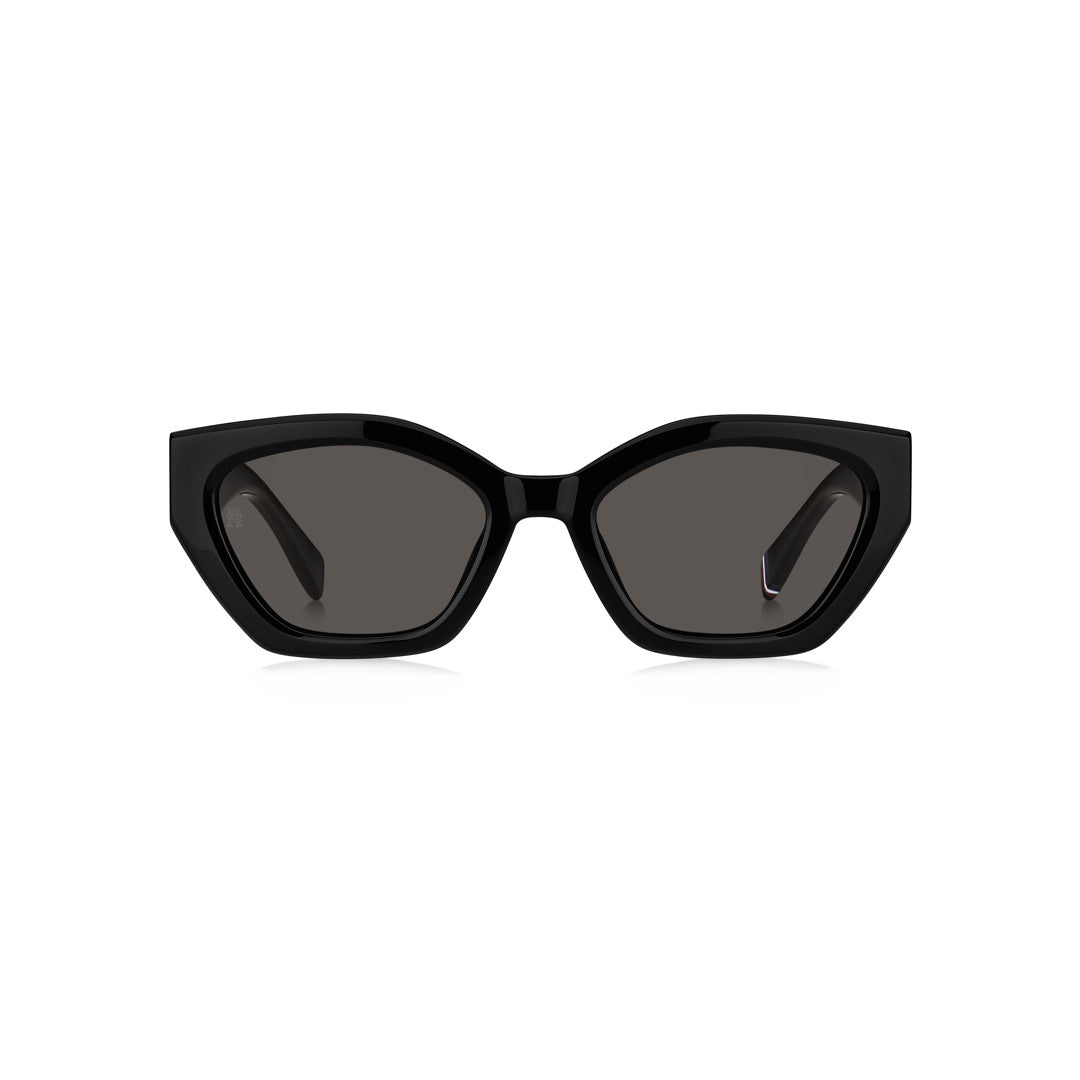 TOMMY HILFIGER SUNGLASSES FRAMES TH1979/S RECTANGULAR ACETATE BLACK For WOMAN 54-20-140