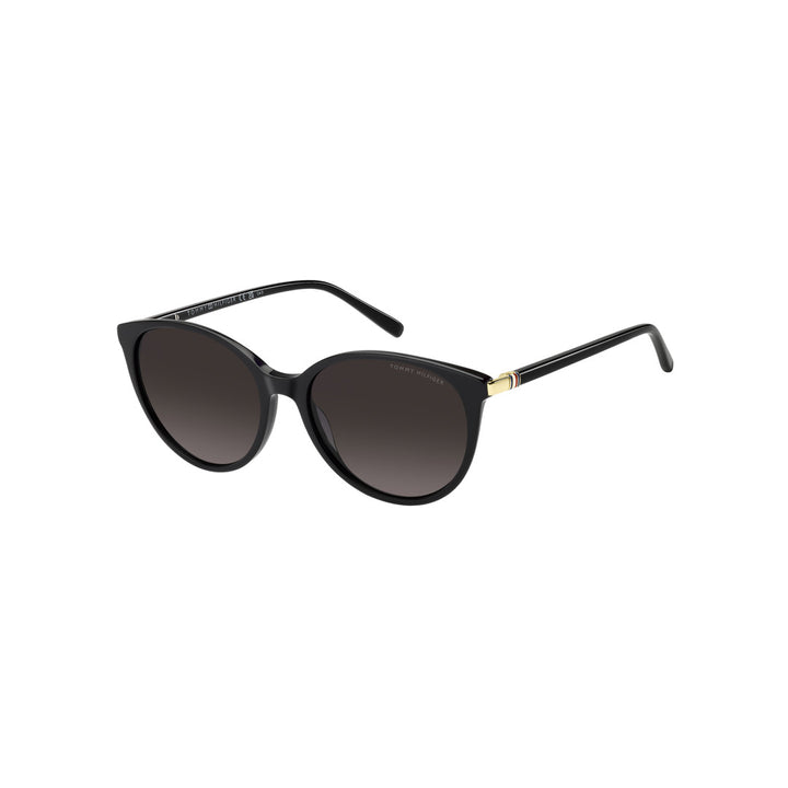 TOMMY HILFIGER SUNGLASSES FRAMES TH2350/S PANTHOS ECO METAL BLACK For WOMAN 55-17-140
