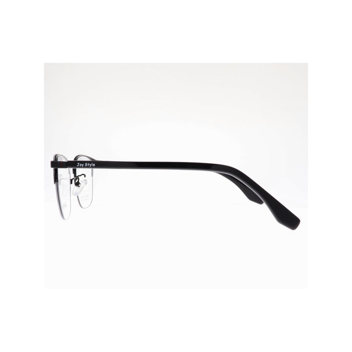 Joy Style For Unisex Metal Eyeglasses Semi-Rimless Square Shape Size 50 Ck8208c1 Matte Black