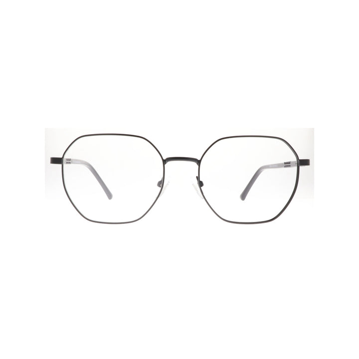 Joy Style For Unisex Metal Eyeglasses Soft Square Size 52 8856c5 Matte Black
