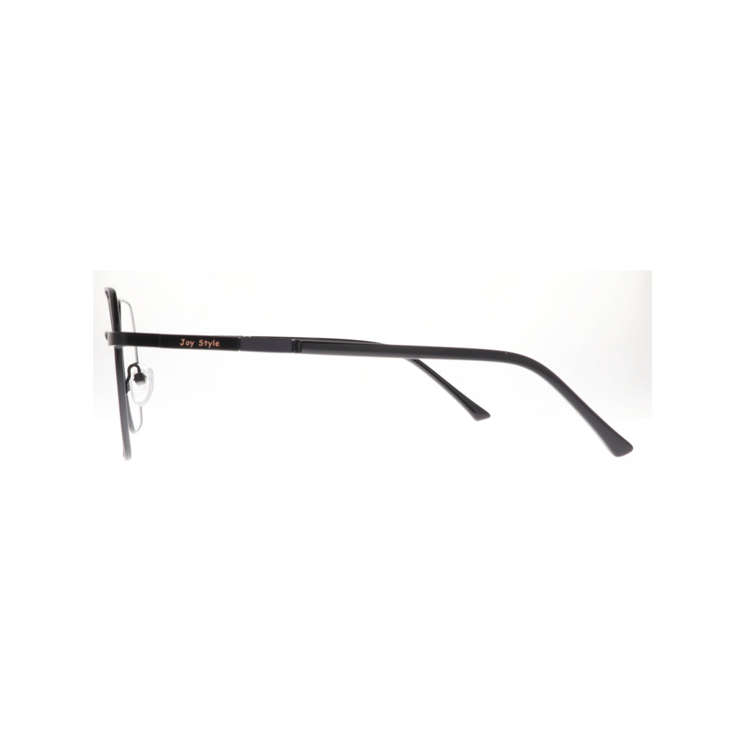 Joy Style For Unisex Metal Eyeglasses Soft Square Size 52 8856c5 Matte Black