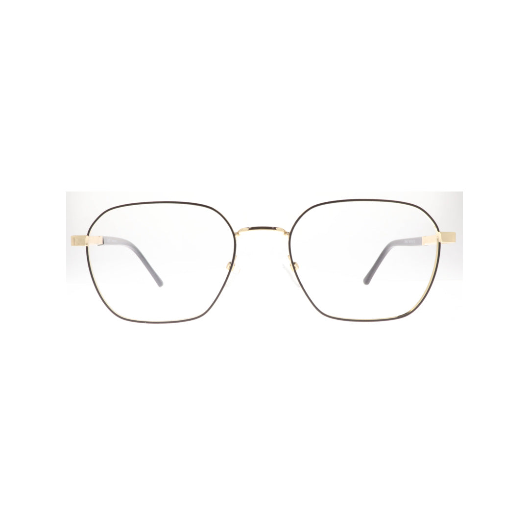 Joy Style For Unisex Metal Eyeglasses Soft Square Size 54 8852c6 Black Gold