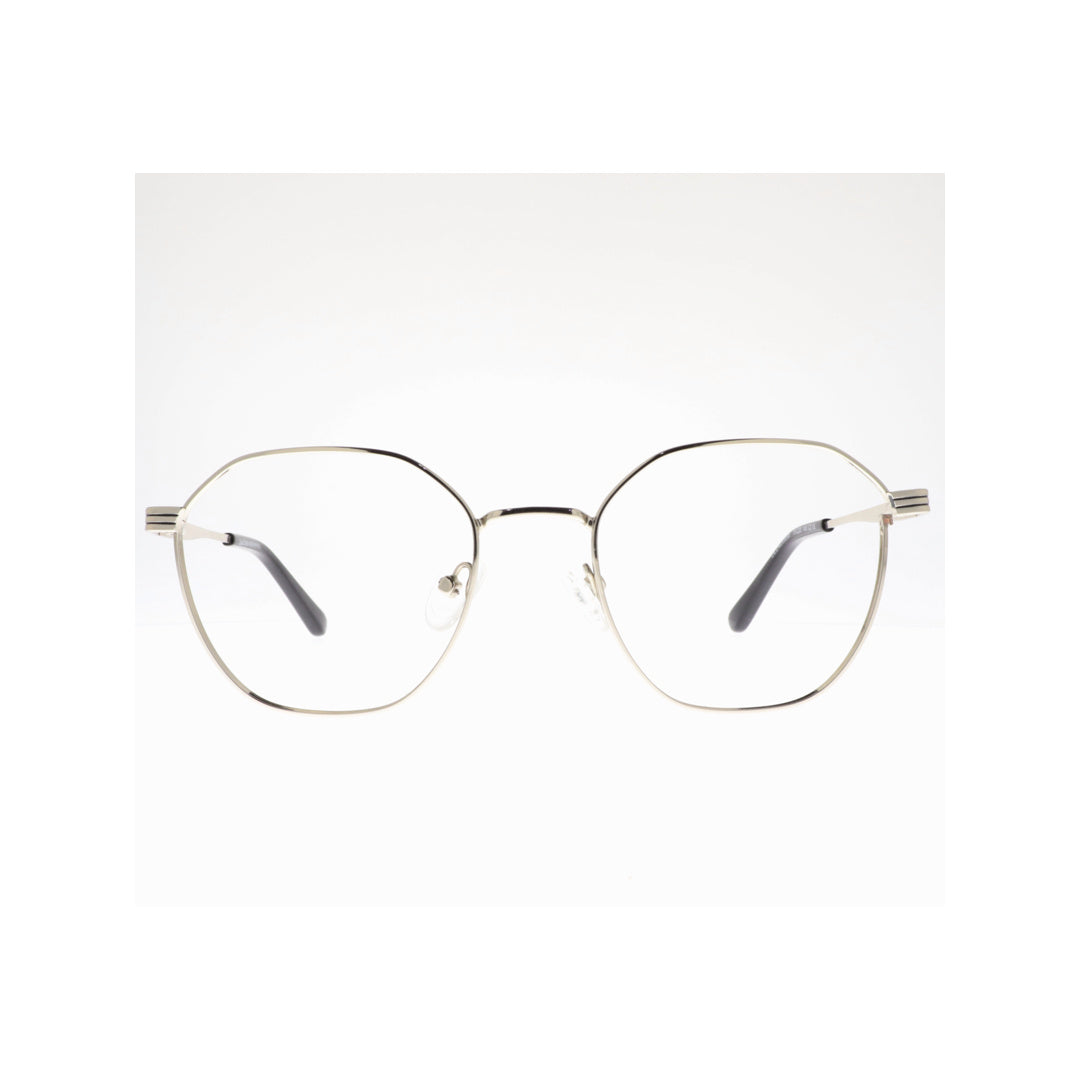 Joy Style For Unisex Metal Eyeglasses Square Shape 51 Old42095mc2 Silver