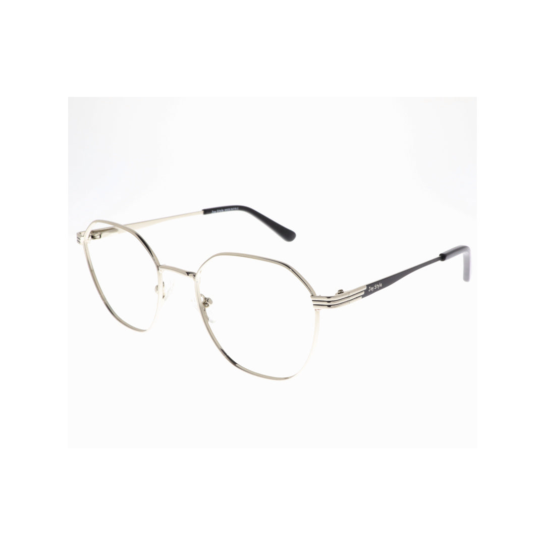 Joy Style For Unisex Metal Eyeglasses Square Shape 51 Old42095mc2 Silver