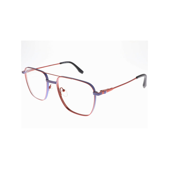 Joy Style For Unisex Metal Eyeglasses Square Shape 55 8225c2  Blue Red