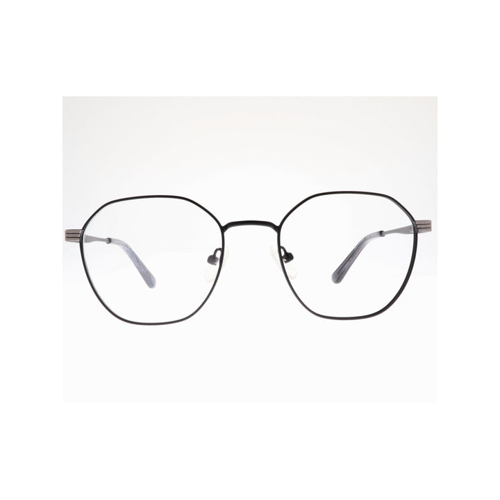 Joy Style For Unisex Metal Eyeglasses Square Shape Size 51 Old42095mc3 Matte Black