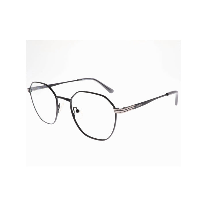 Joy Style For Unisex Metal Eyeglasses Square Shape Size 51 Old42095mc3 Matte Black