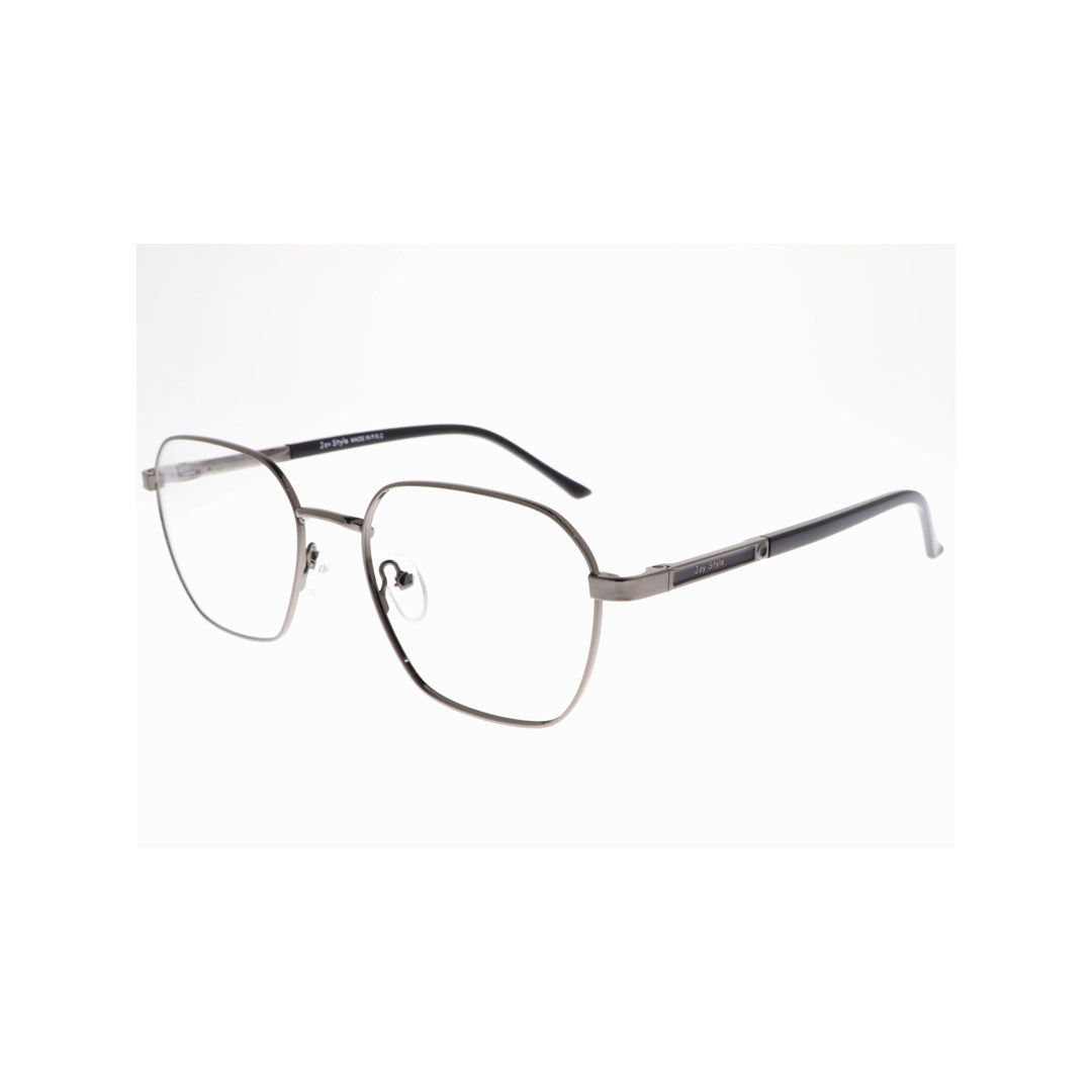 Joy Style For Unisex Metal Eyeglasses Square Shape Size 54 Ch8852c3 Gunmetal