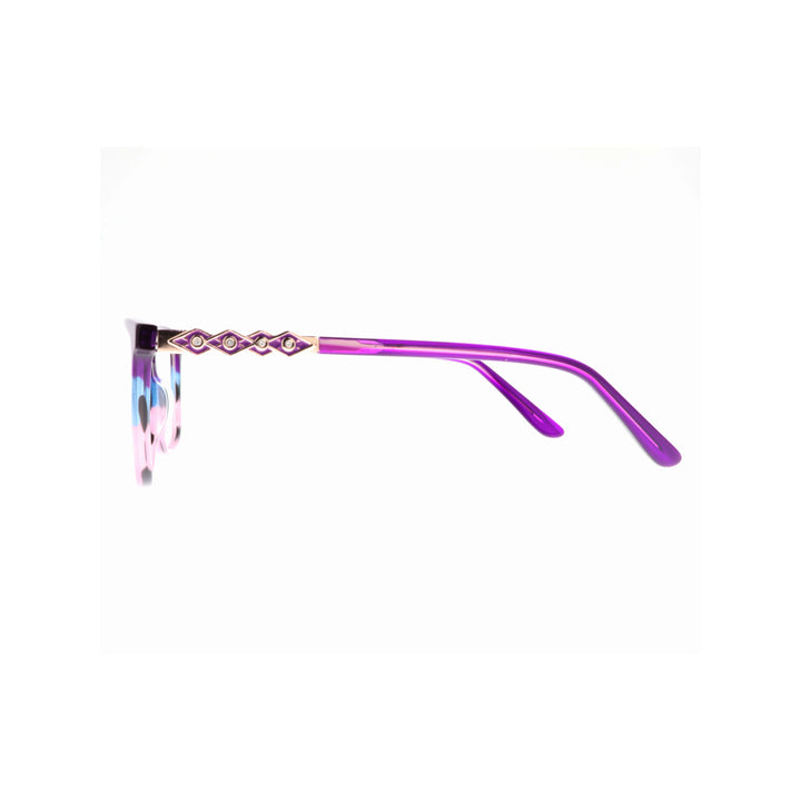 Joy Style For Women Eyeglasses Square Size 52 35107c2 Purple Blue Pink Gradient