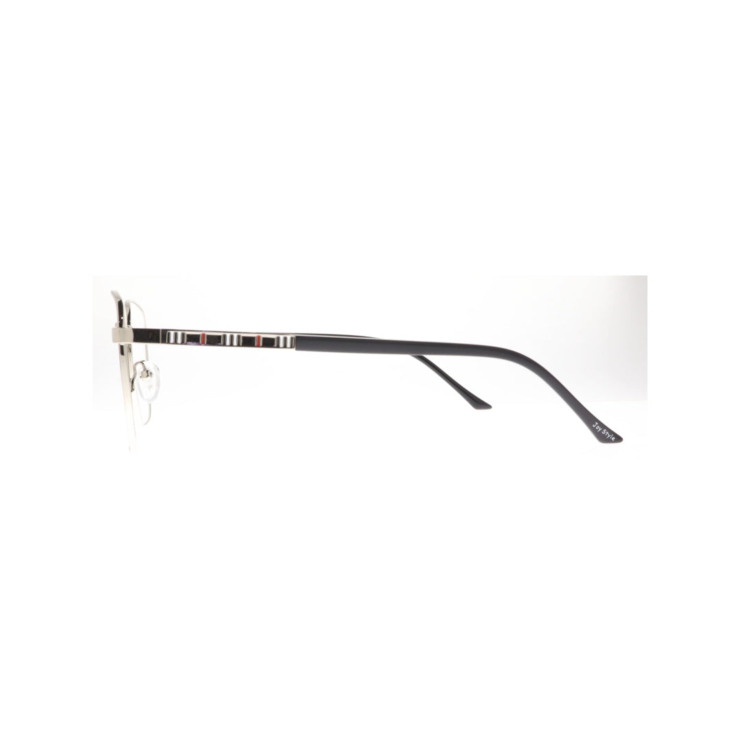 Joy Style For Women Metal Eyeglasses Soft Square Size 53 8860c2 Silver