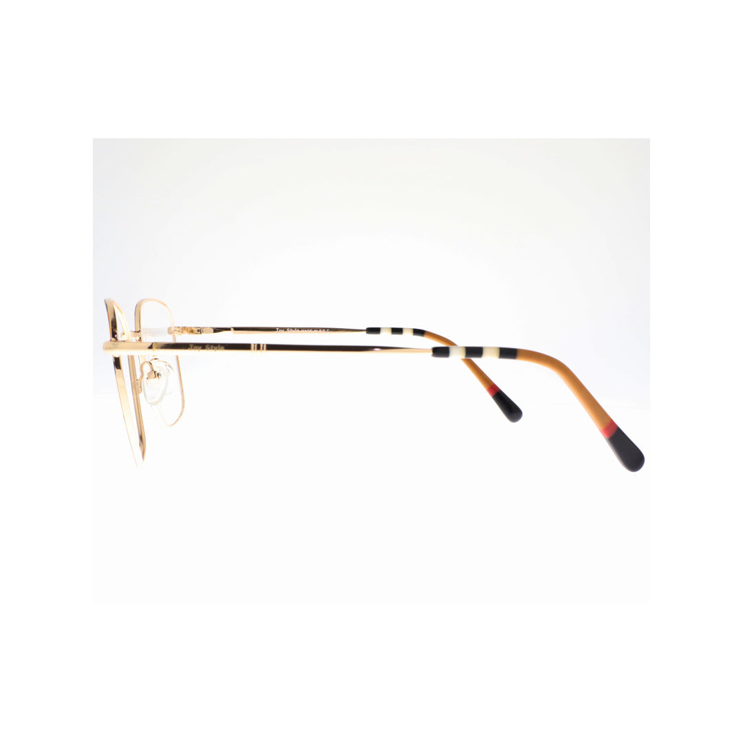 Joy Style For Women Metal Eyeglasses Square Shape Size 53 1262c1 Yellow Black