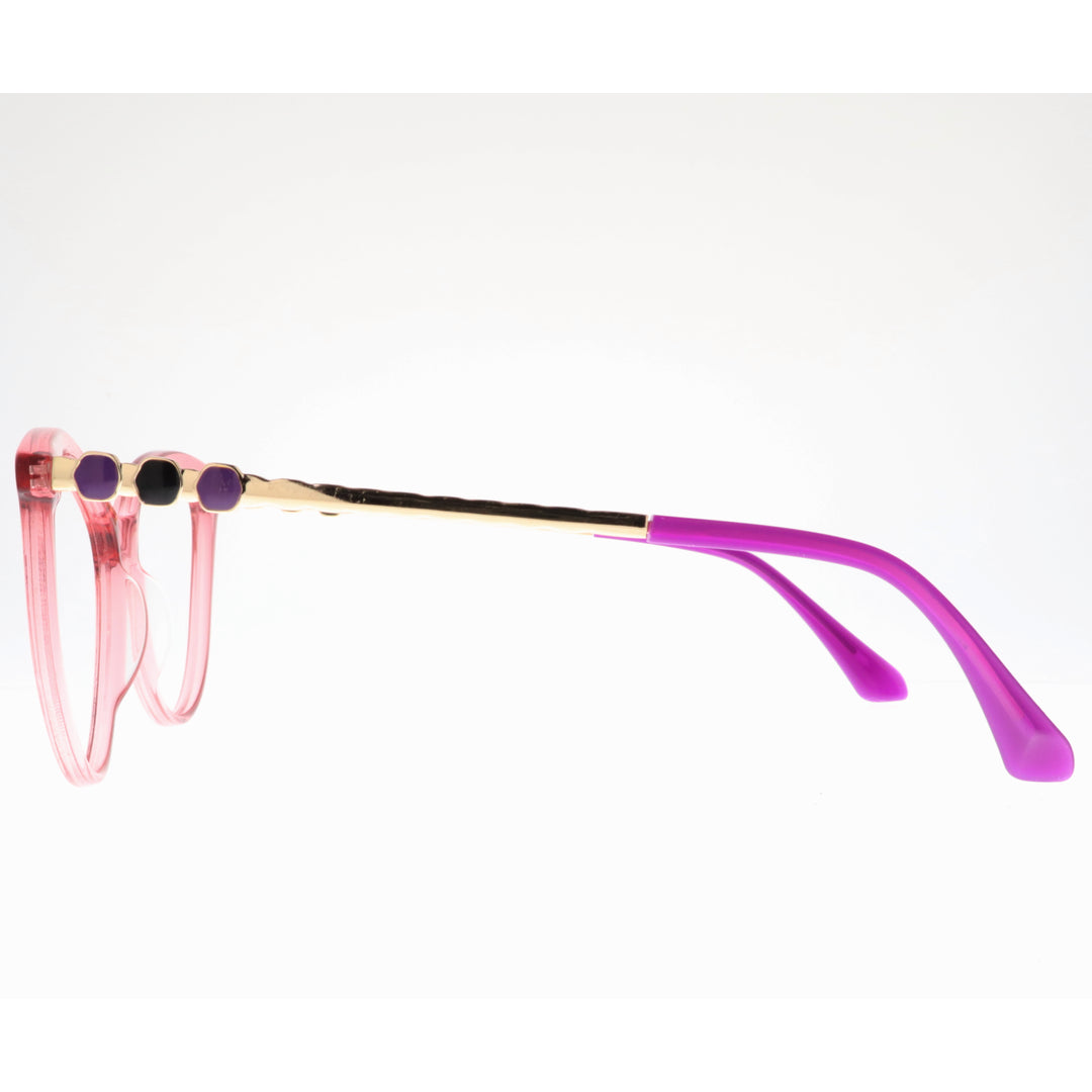 Joy Style For Women's Eyeglasses Cat Eye Size 56 2102c4 Pink