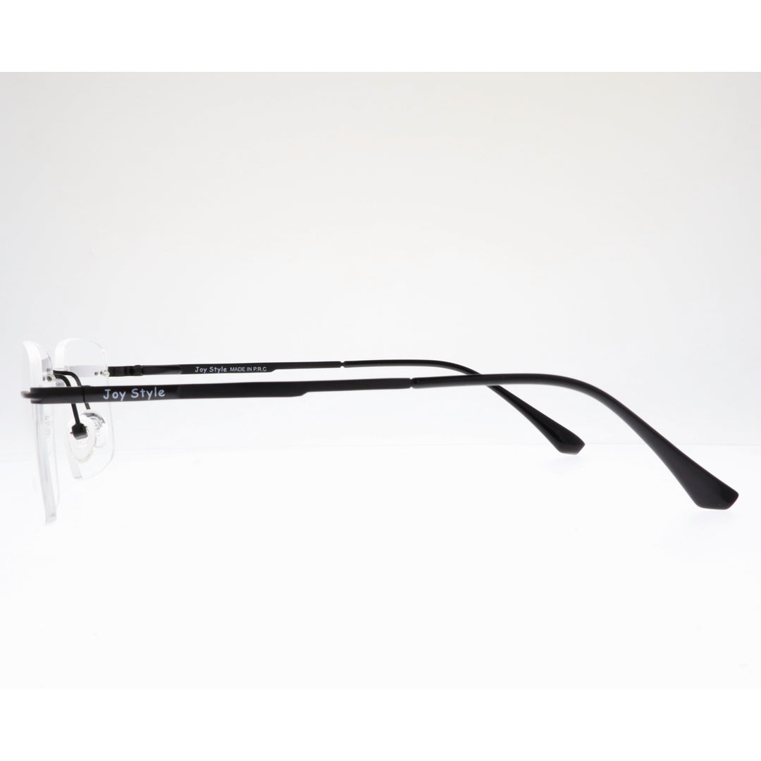 joy style for UNISEX eyeglasses clip Rimless Square shape size 56