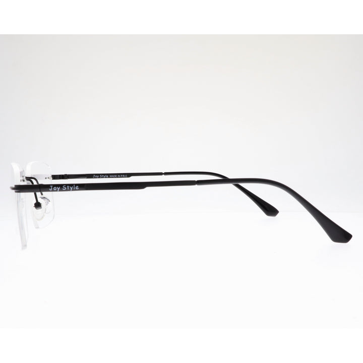 joy style for UNISEX eyeglasses clip Rimless Square shape size 56