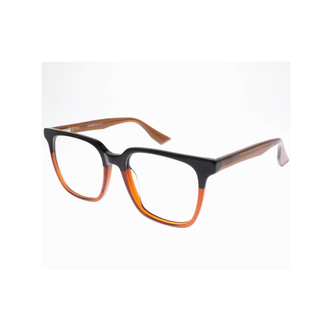 Joy Style For Unisex Eyeglasses Square Shape Size 52 Rda10054c2 Brown