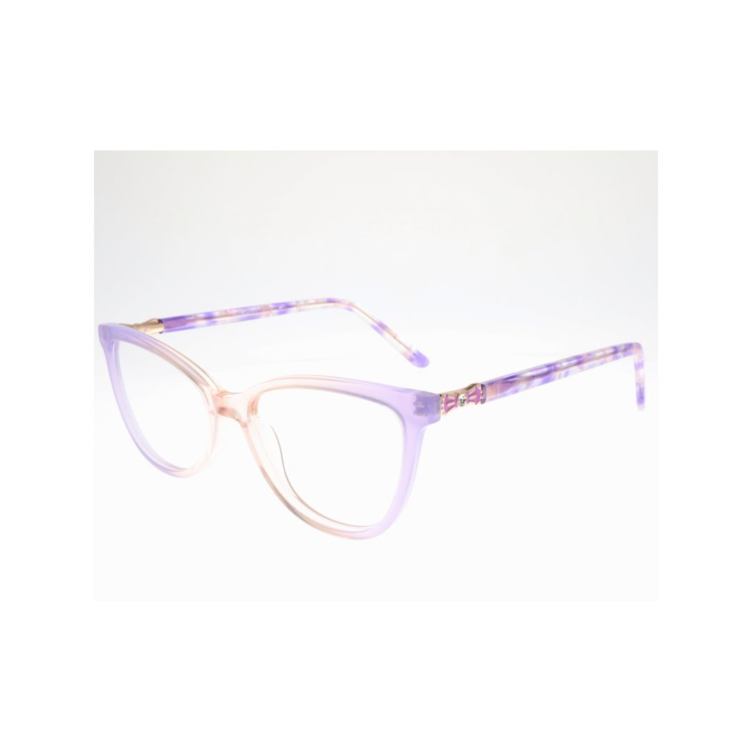 Joy Style For Women's Eyeglasses Cat Eye Size 50 Zf35106c4 Purple Pink Gradient