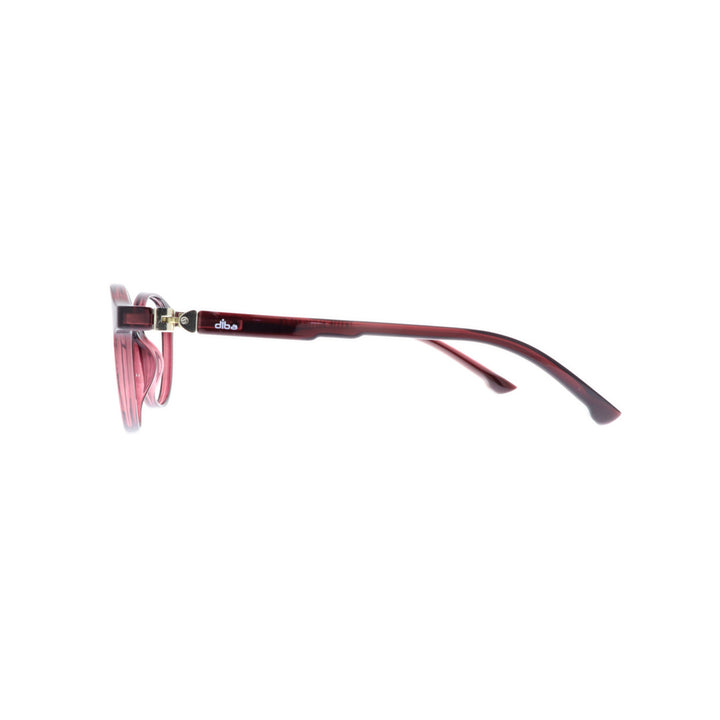 Diba 3335c5 For Women Eyeglasses Round burgundy Size 46-19-140