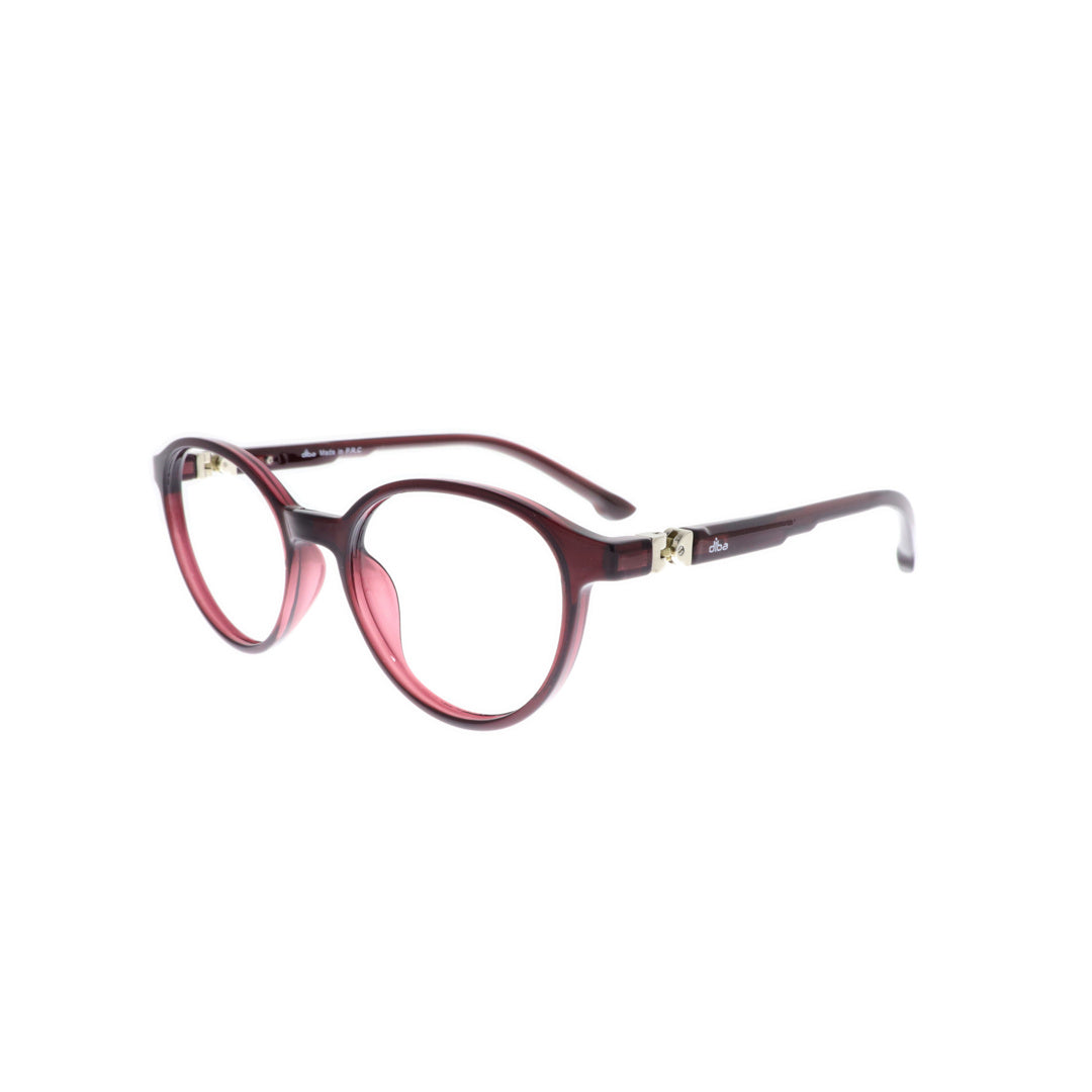 Diba 3335c5 For Women Eyeglasses Round burgundy Size 46-19-140