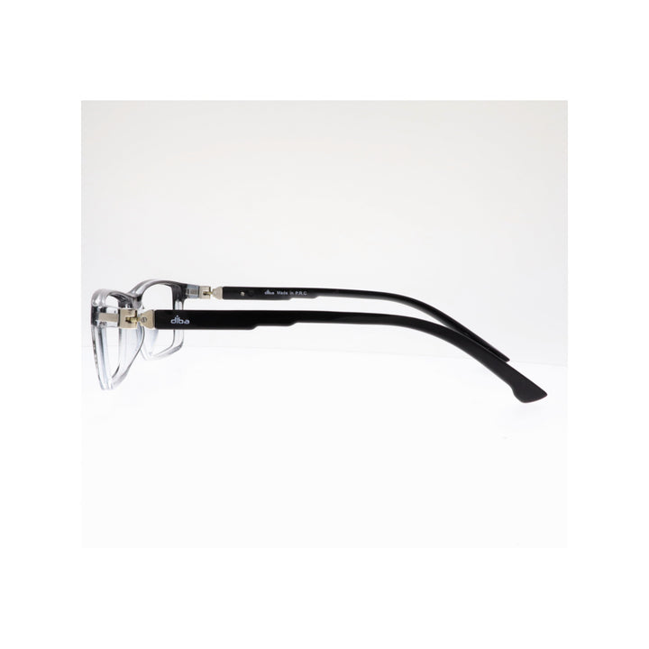 Diba 3340c6 For Unisex Eyeglasses Rectangle black clear Size 49-17-140