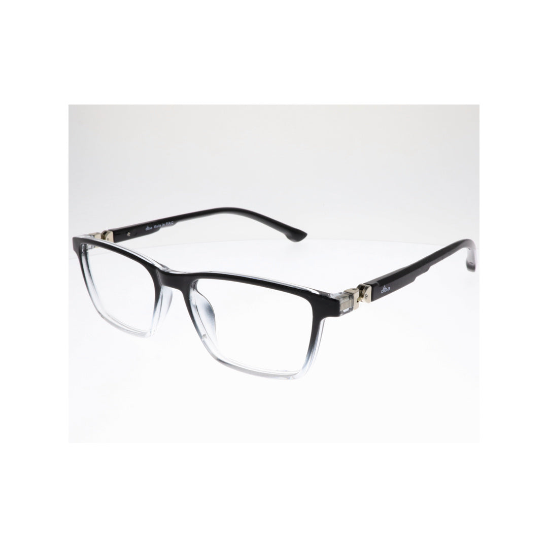Diba 3341c6 For Unisex Eyeglasses Rectangle black clear Size 49-18-135