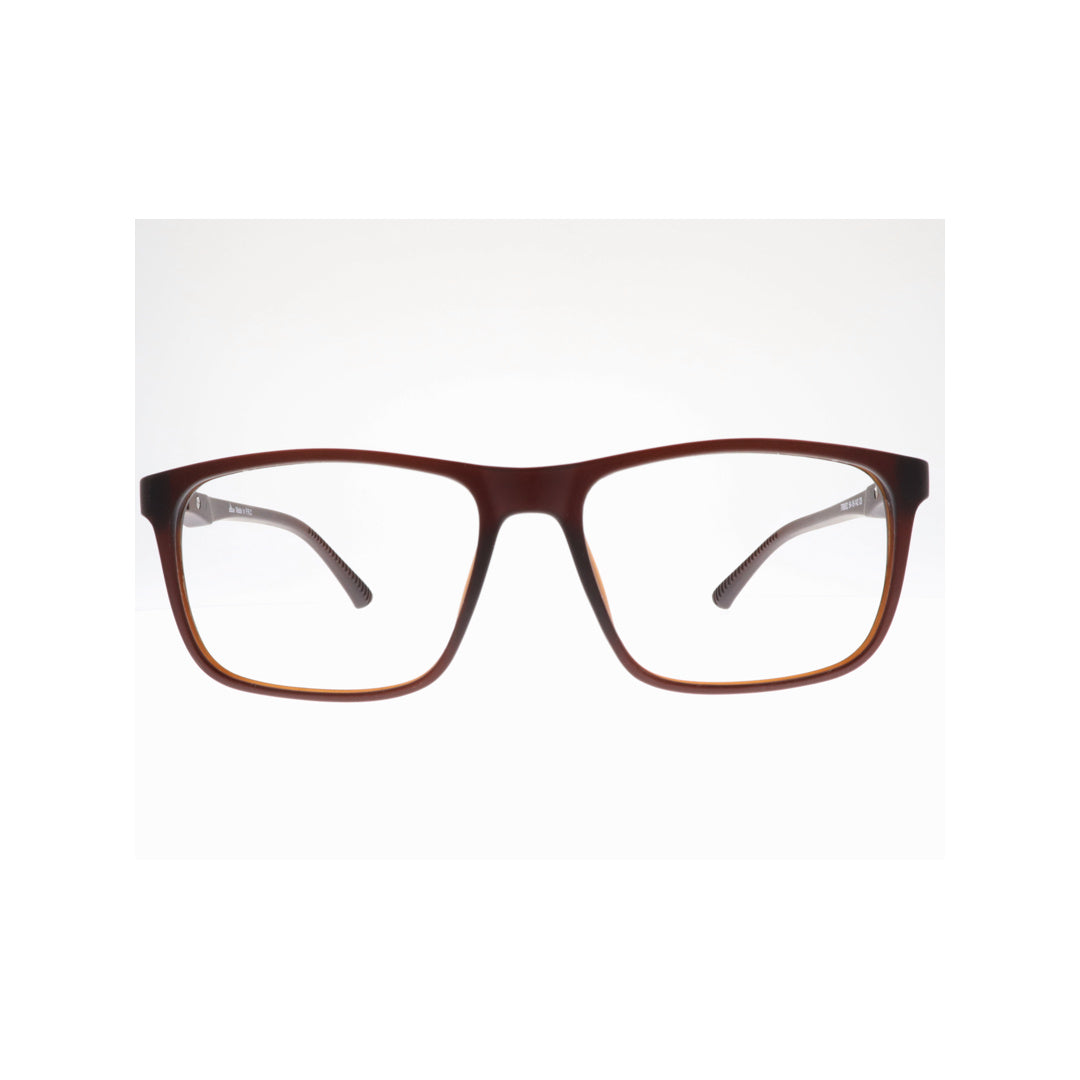 Diba 8802C6 For Unisex Eyeglasses Square BROWN Size 54-16-142